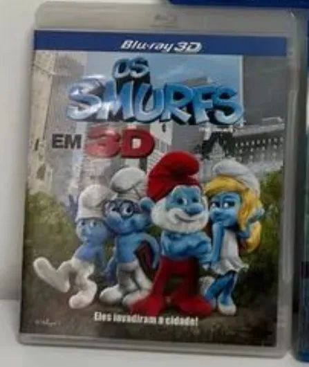 Coleção Blurays originais Smurfs 3D