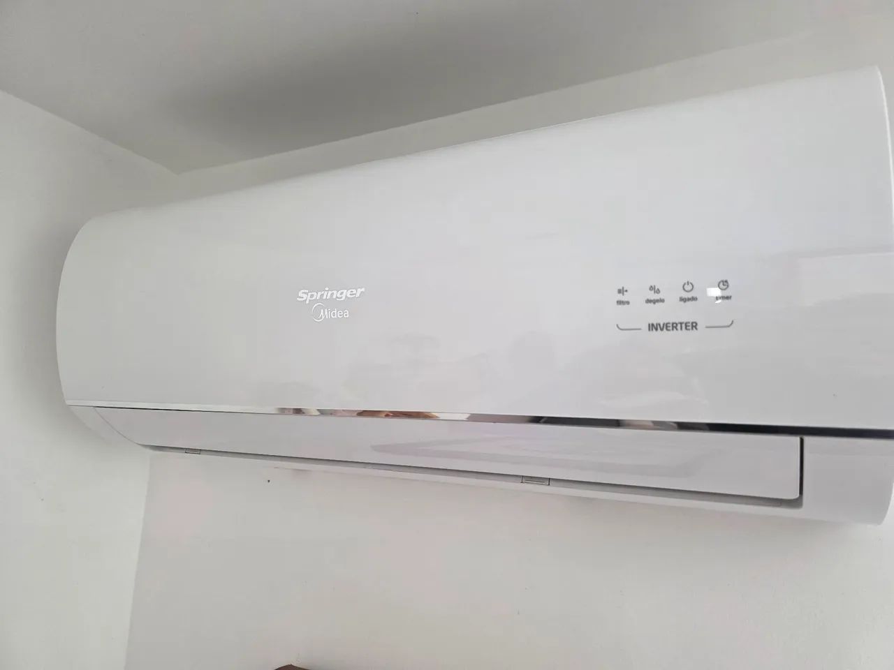 Evaporadora Springer Midea 9.000 BTUs - Unidade Interna + Controle<br>