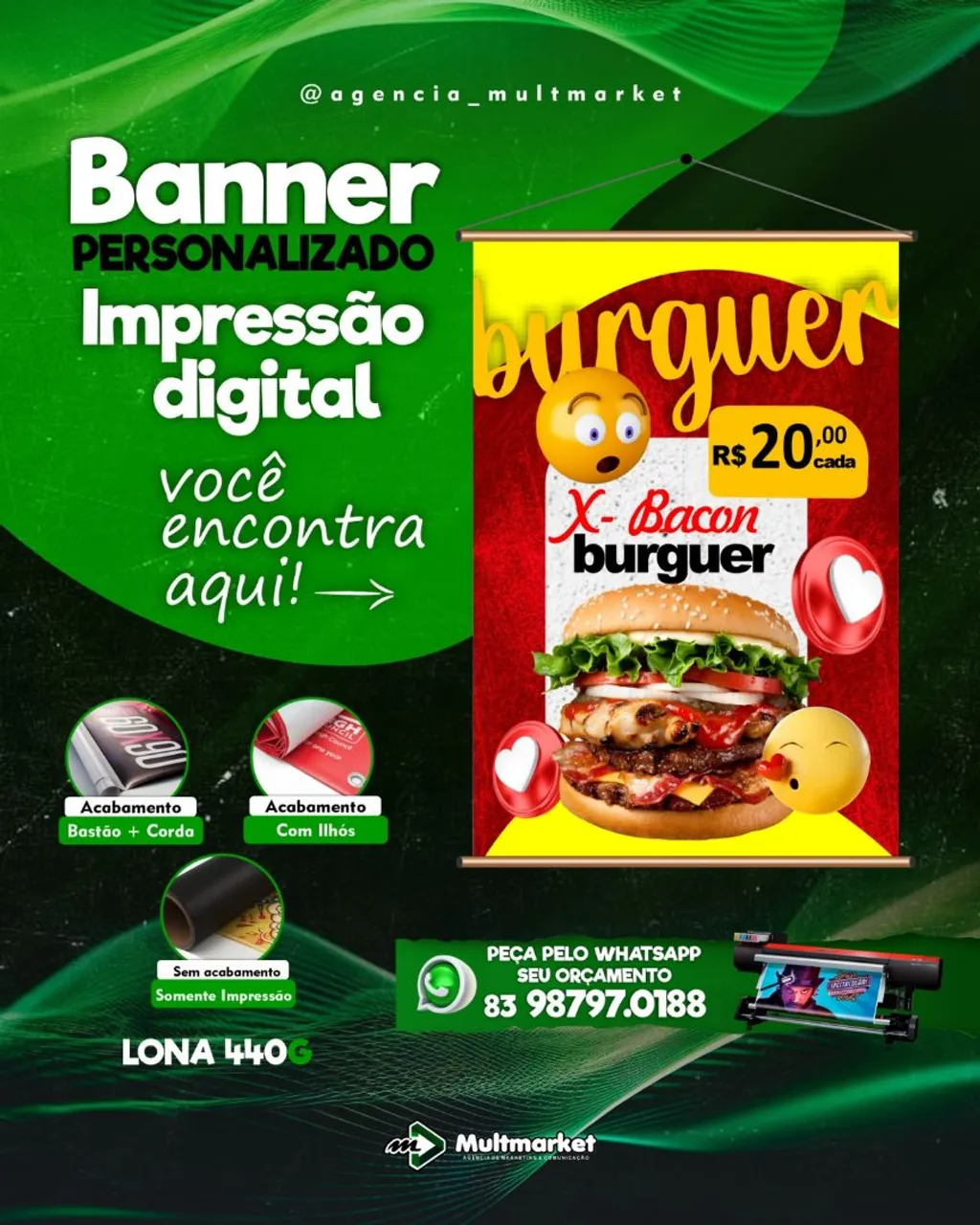Banner em lona personalizado!