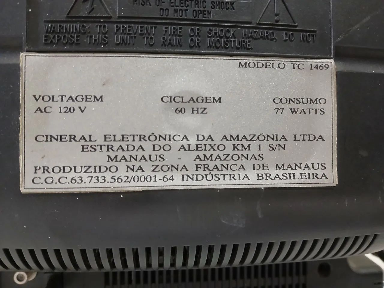 Antiga TV em Tudo anos 80 da Marca Emerson - Foto 5