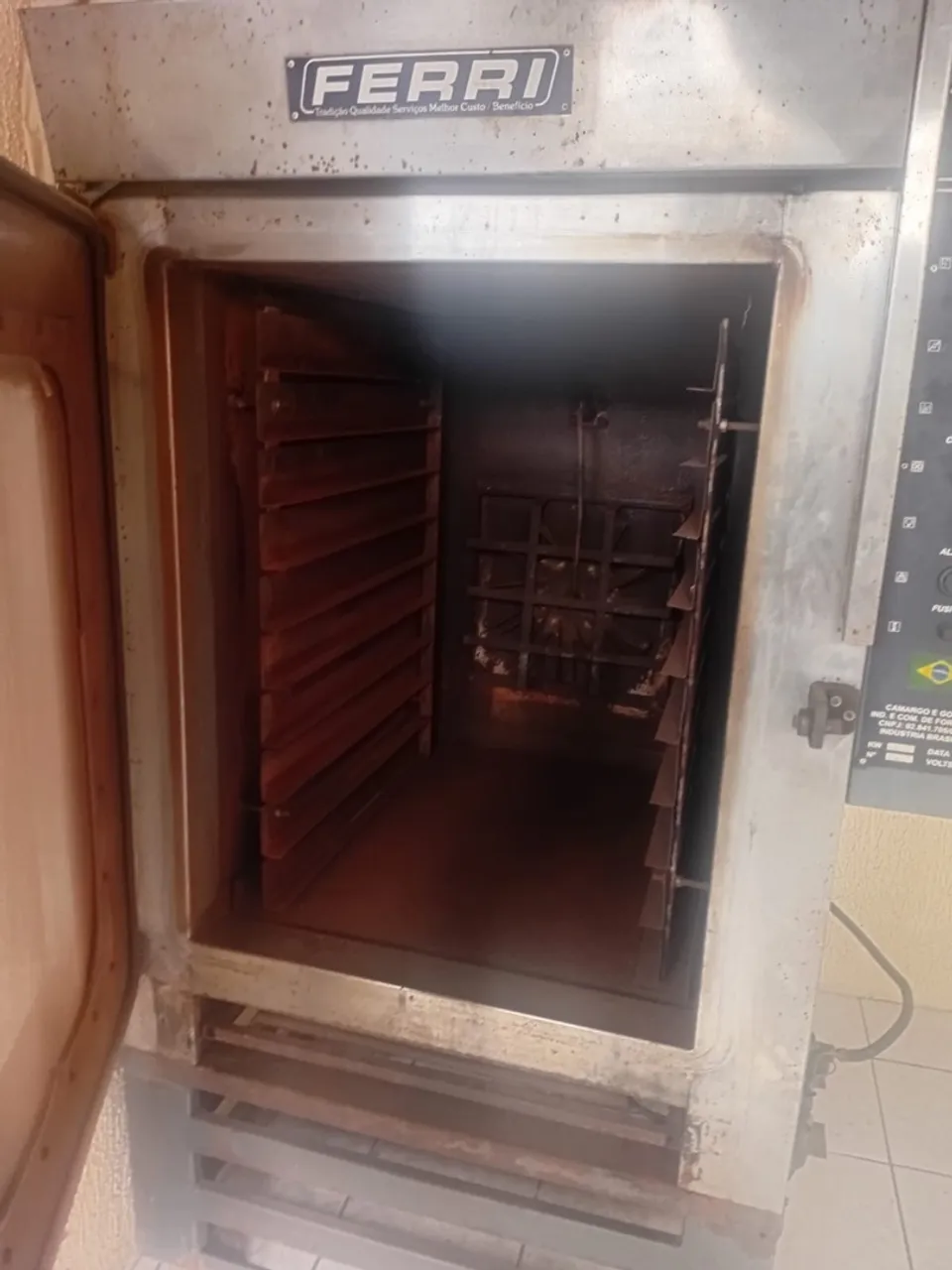Forno turbo industrial Ferri a gás