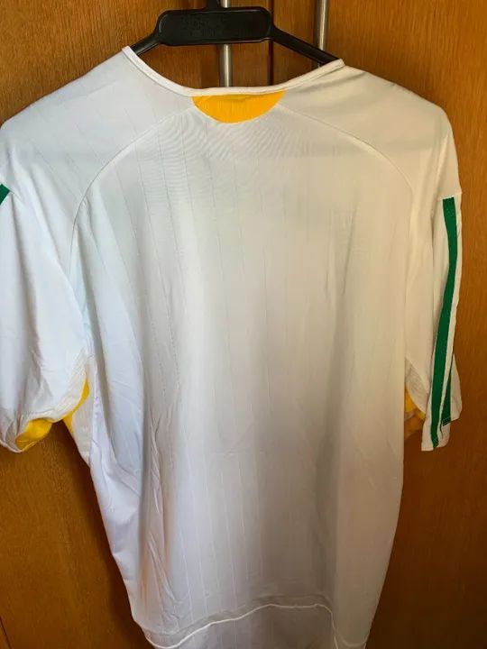 Camisa Seleção de Futebol da África do Sul 2006/2007 Branca (Usada - G/L) - Foto 3