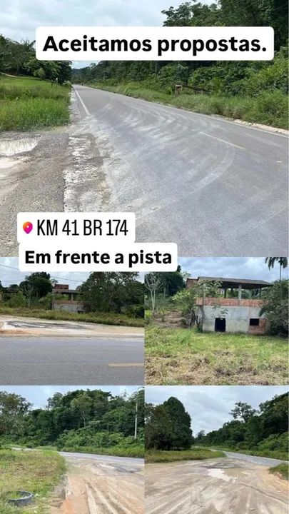 Terreno 20x100 - BR 174, Km 41 - Foto 2