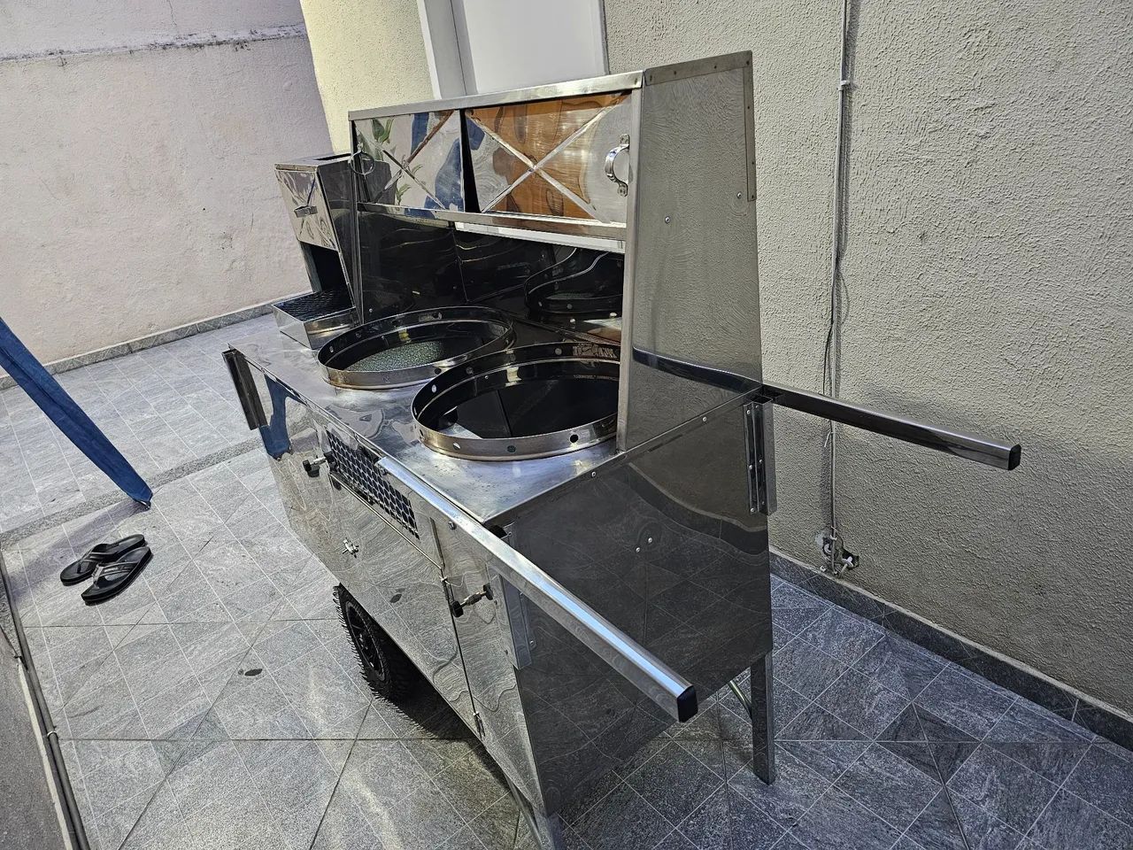 Carrinho de Fritura 2 tachos  - Foto 4