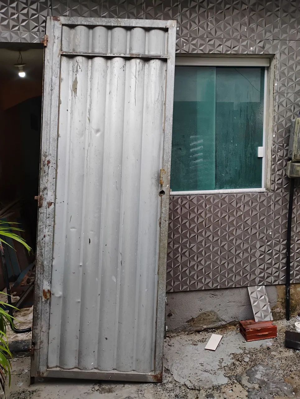 Portão galvanizada 