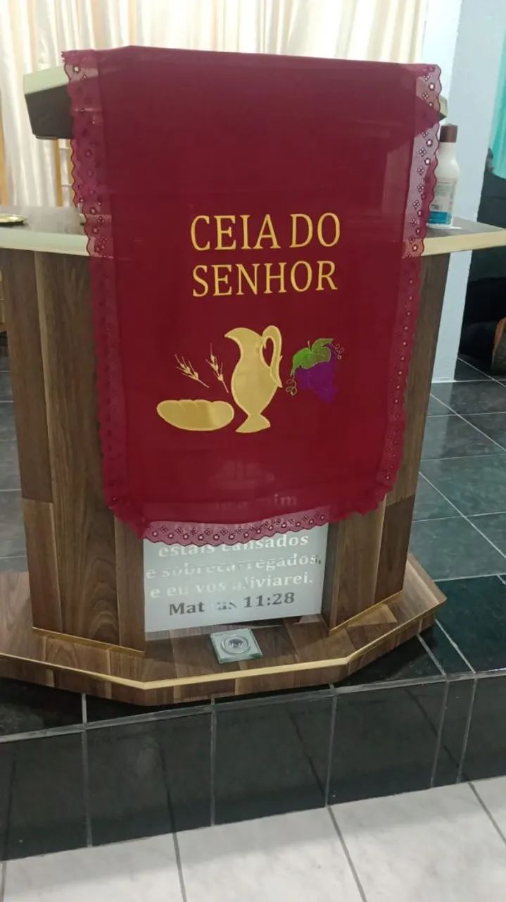 Toalha de mesa para igreja evangélica  - Foto 3