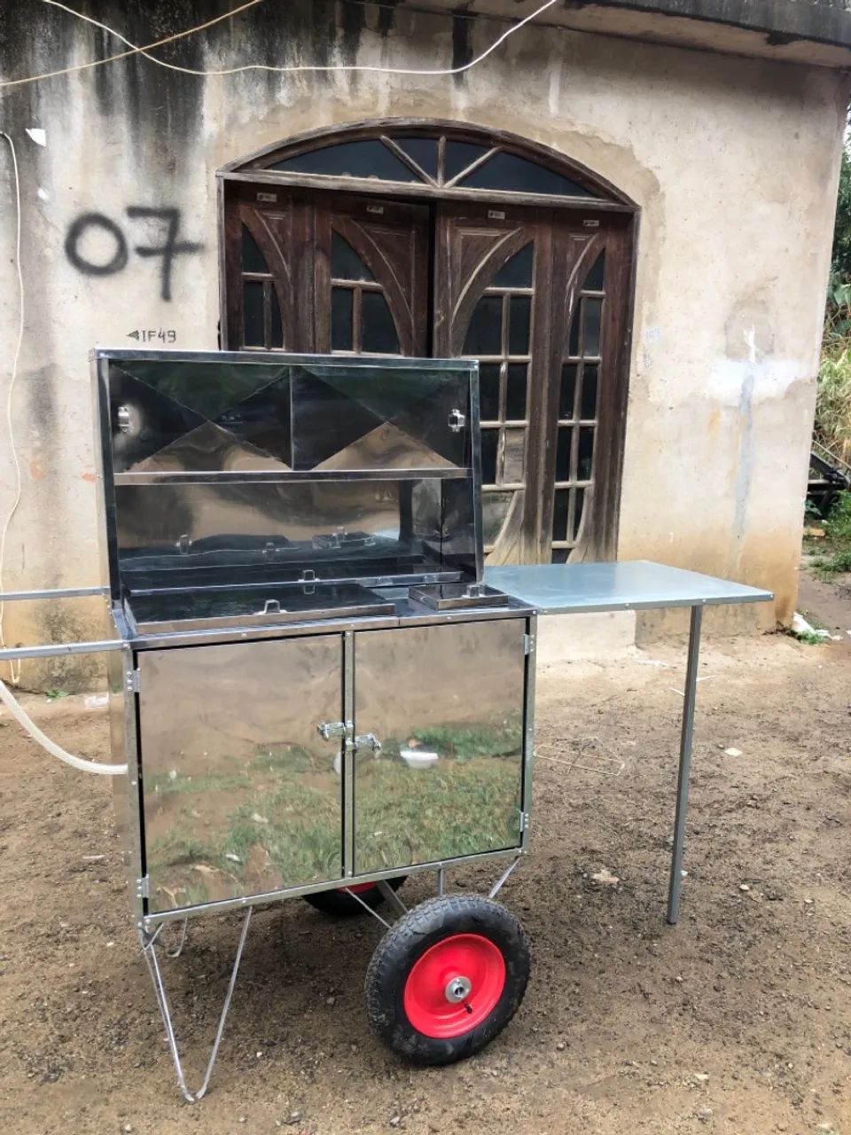 Carrinho de cachorro-quente, carrinho de Hotdog  - Foto 3