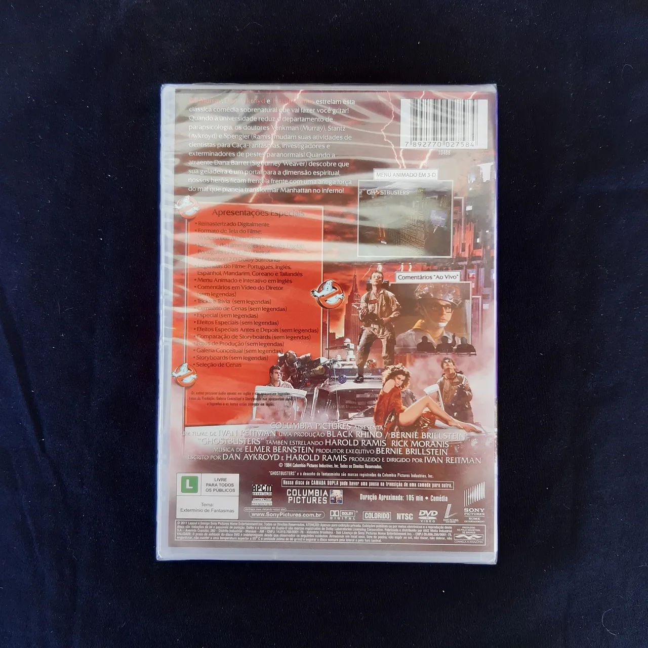 DVD Os Caça-Fantasmas - Edição de Colecionador - Original e Lacrado - Foto 2