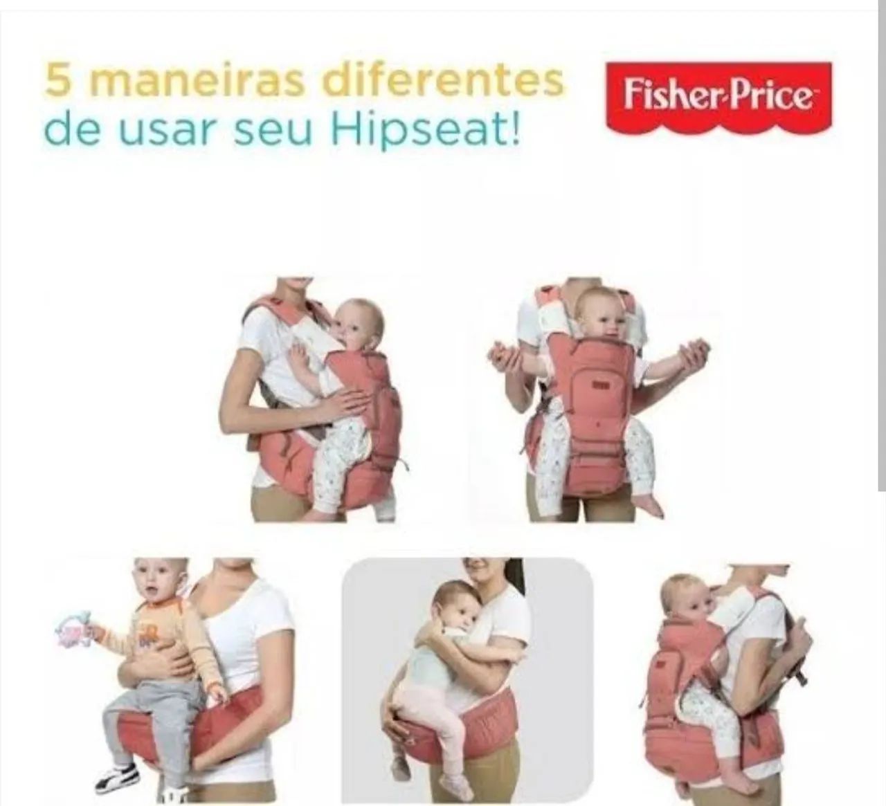 Canguru para bebê fisher price  - Foto 4