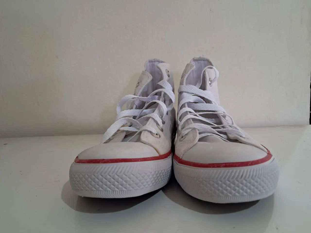 all star converse branco 40 cano alto - Foto 2