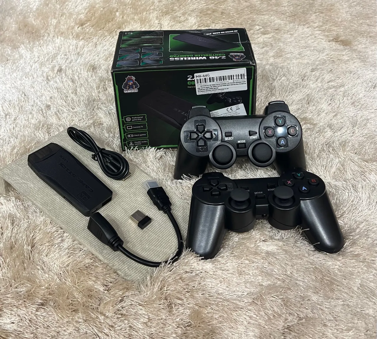Console Game Stick 4K - 64GB | +10.000 Jogos Clássicos na Memória