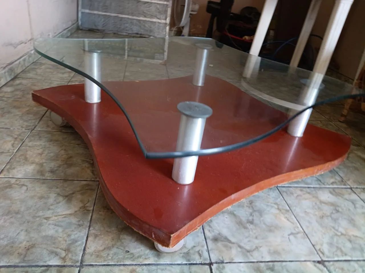 Mesa de centro para sala vidro temperado JACAÚNA ACEITO NEGOCIAR  - Foto 2