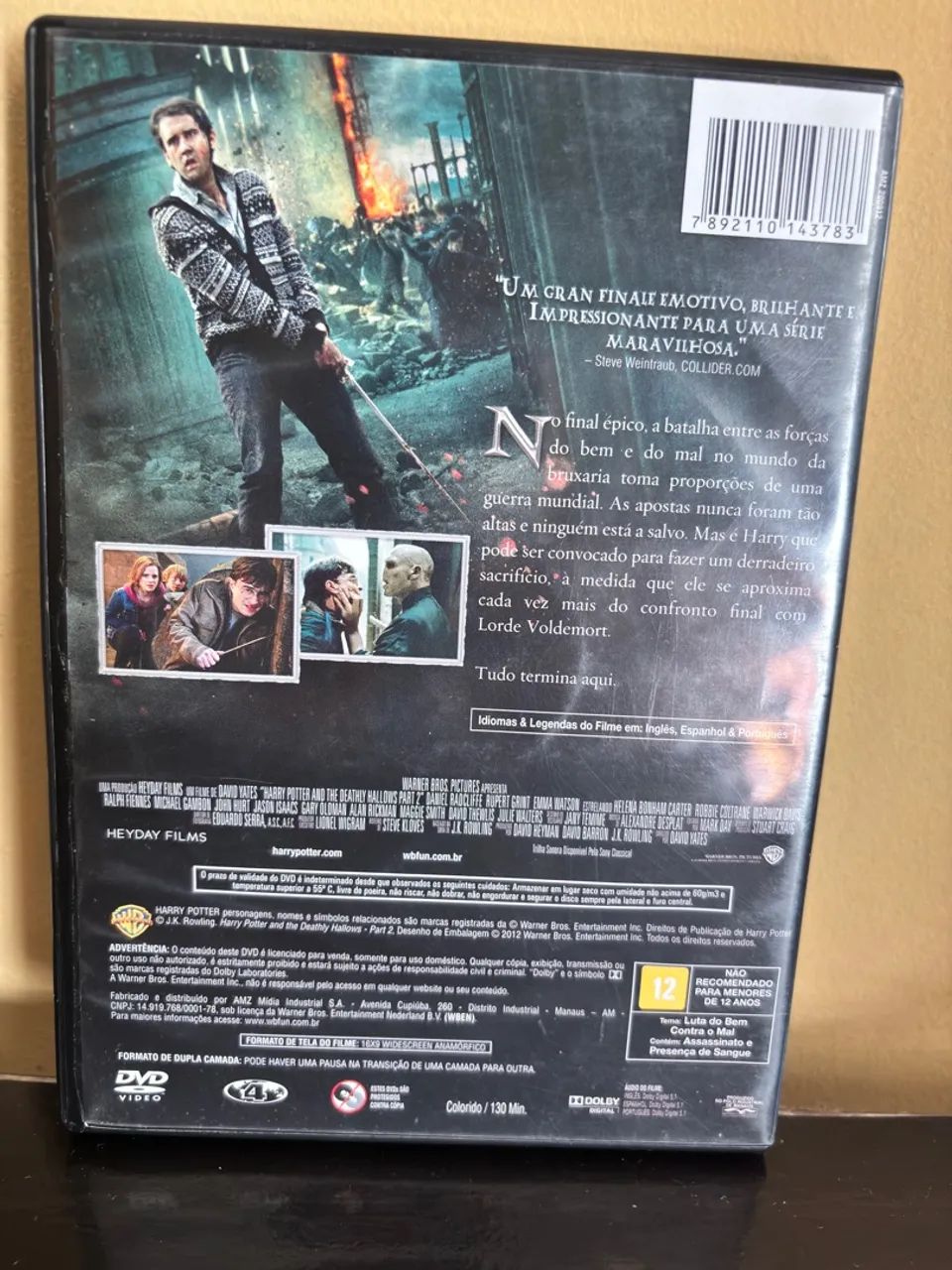 DVD Harry Potter e as Relíquias da Morte - Parte 2 - Foto 2
