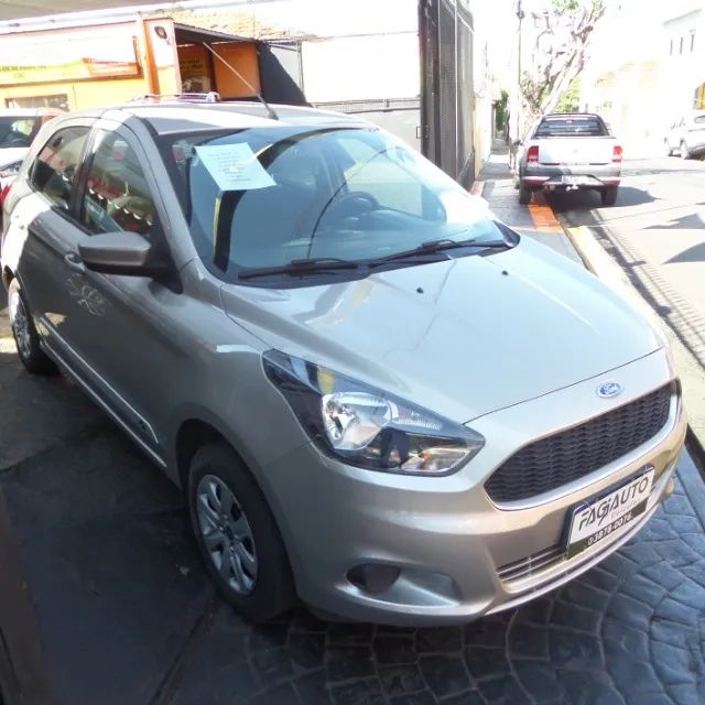 Ford KÁ SE Hacth 1.0 Flex 2015 Completo, Airbag, Abs, Som, Alarme, U.dono, Prata - Foto 3