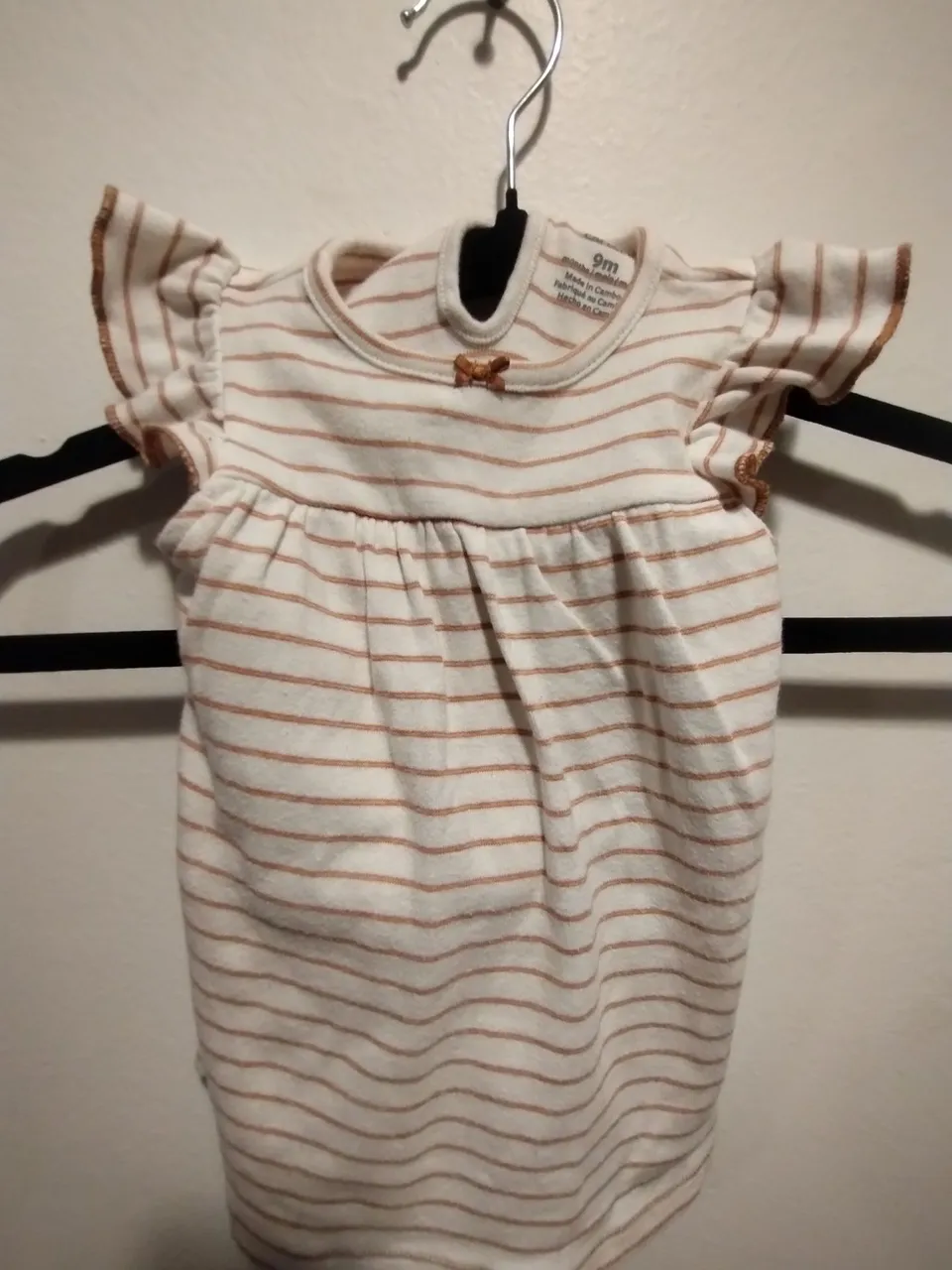 Vestido Carters com Gorro Listrado 6 a 9 meses