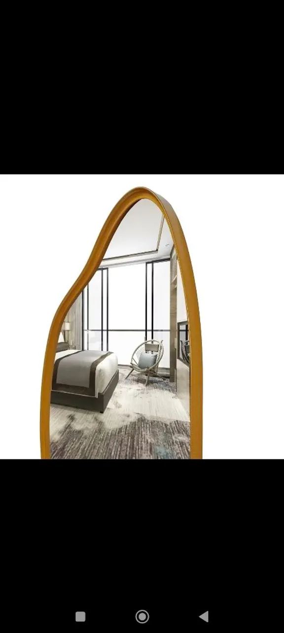 Espelho orgânico com moldura  - Foto 3