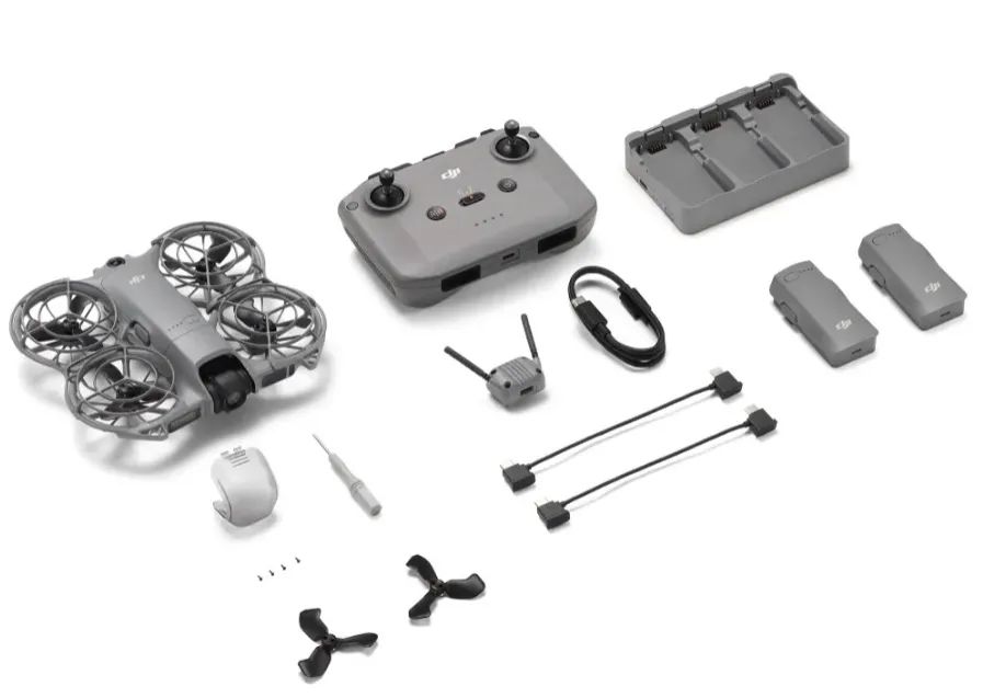 Drone DJI NEO 2 Fly More Combo (DJI RC-N3) Anatel 4K com GPS