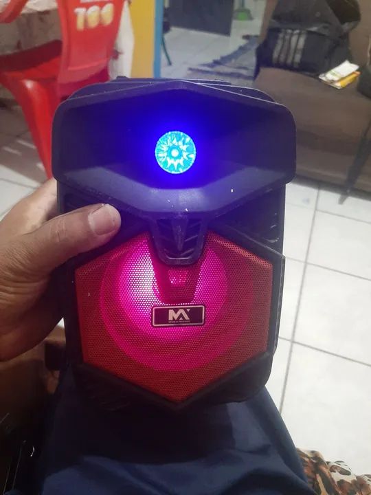 Caixa de Som Bluetooth com LED - Foto 6