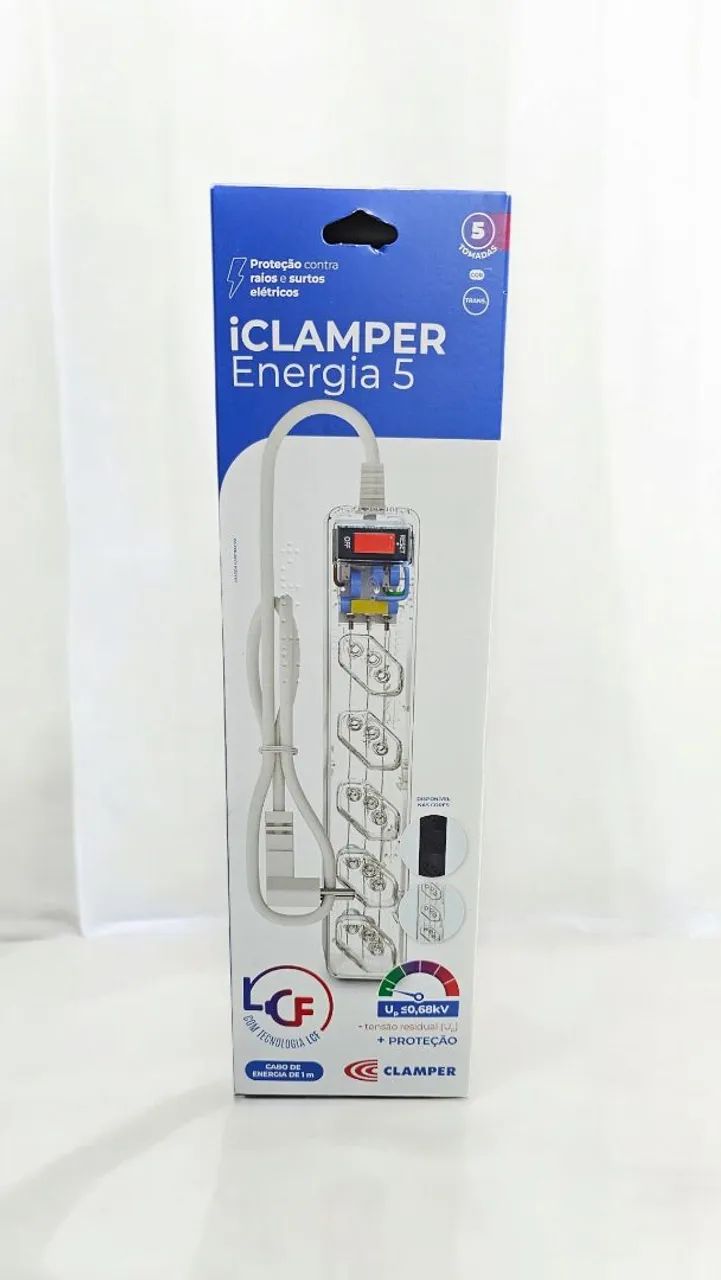 iClamper Energia 5 - Proteção contra raios e surtos