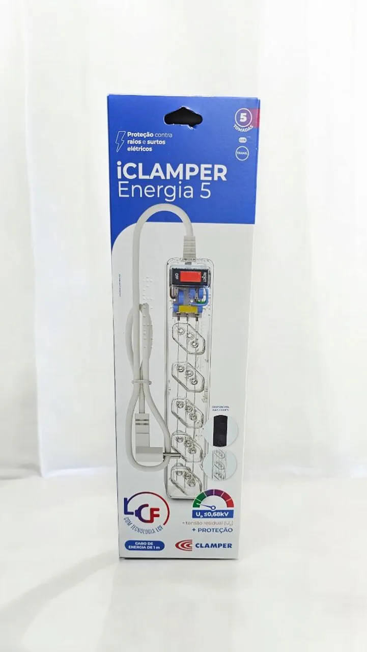 iClamper Energia 5 - Proteção contra raios e surtos