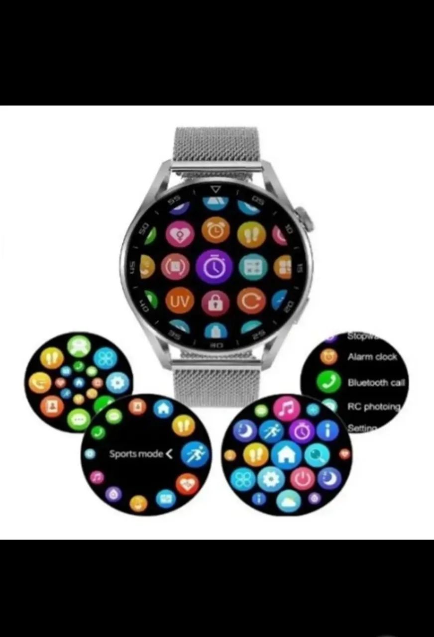smartwatch dt3 relógio inteligente nfc