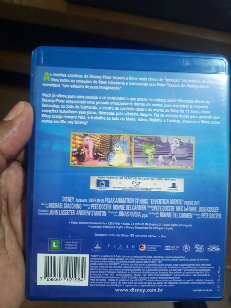 Divertidamente Blu-ray 3D - Foto 2