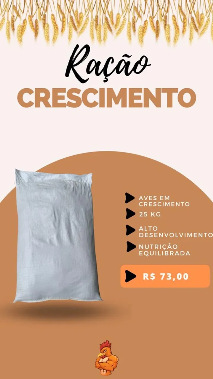 Ração e Frangas