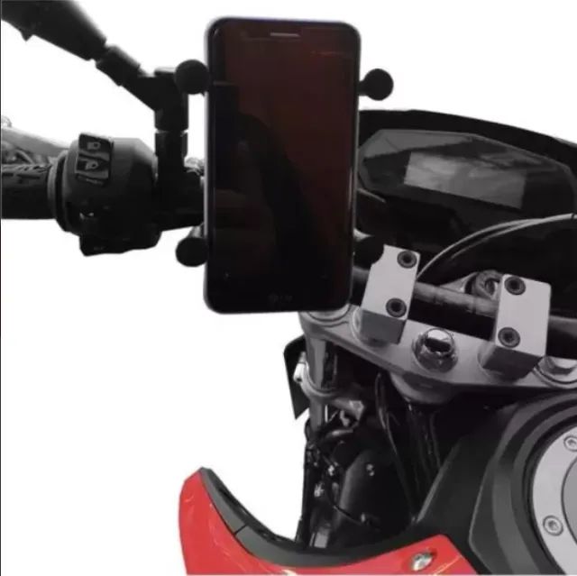 suporte celular+carregador  moto 