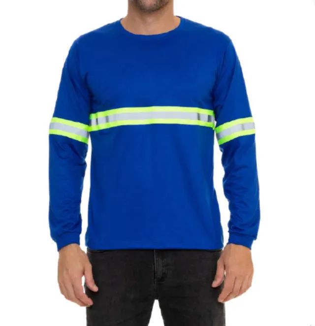 Camiseta com faixa refletiva (Uniforme obras)