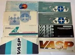 varig e vasp passagens antigas
