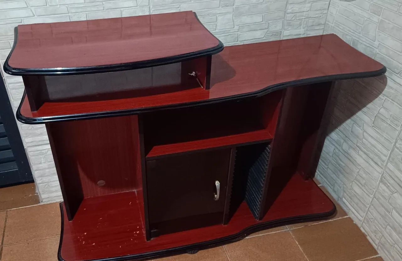 Rack de TV em Madeira - usado - Foto 3