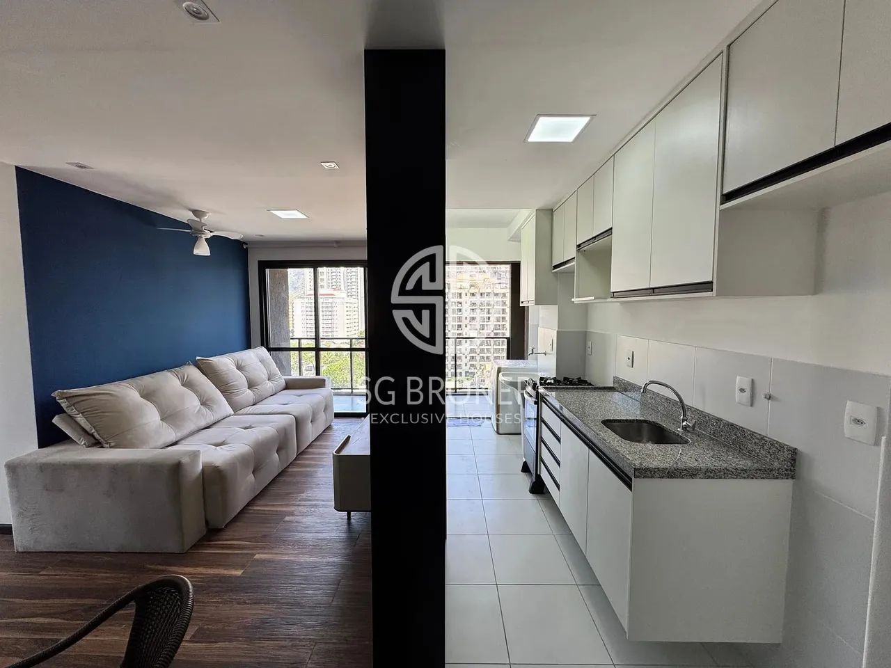 Apartamento semi mobiliado para locação no condominio Noir Plus, Recreio dos Bandeirantes, - Foto 2