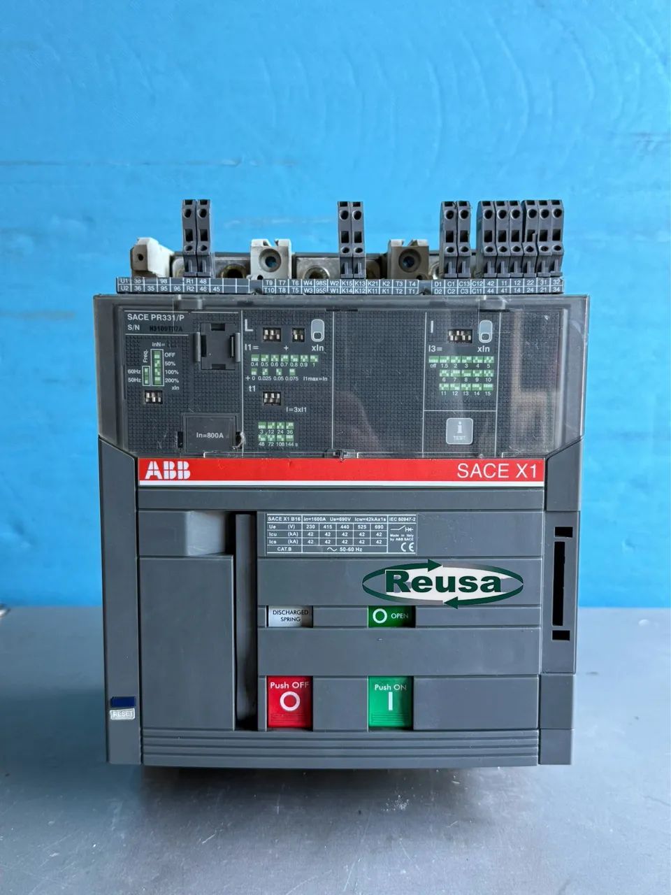 Disjuntor Caixa Aberta ABB Sace X1 800 Ampéres