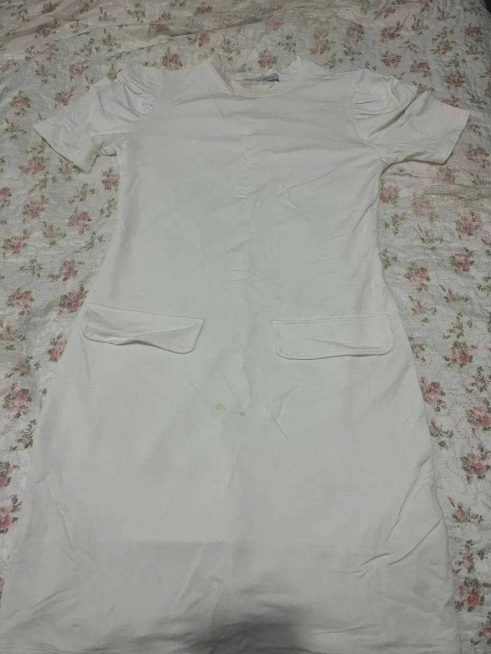 vestido branco curto