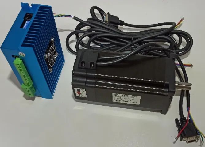 Kit motor de passo servo + driver 120Kgf.cm (12N.m) nema 34