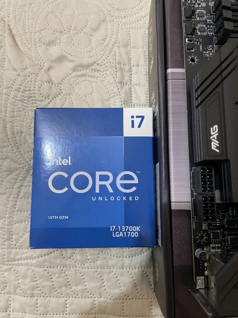Kit Processador Intel i7 13700K Placa mãe MSI B760 Memória DDR5 com Water ooler - Foto 5
