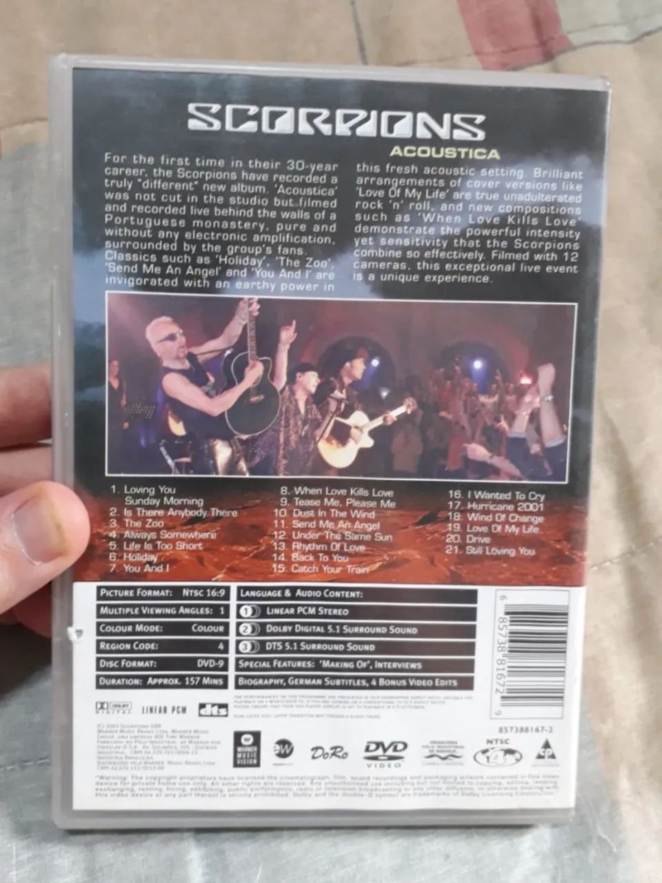 DVD Scorpions Acustica - Foto 4