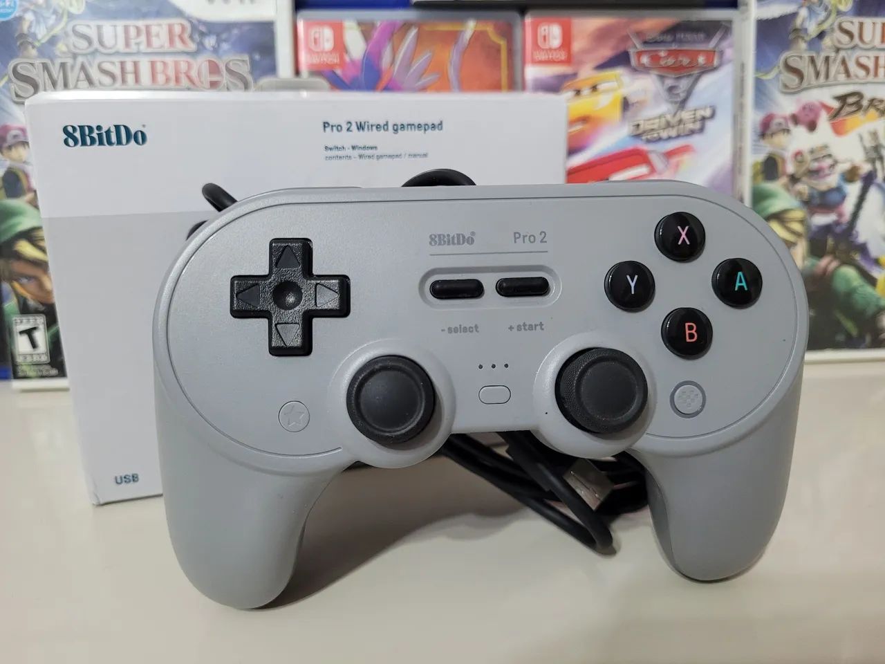 Controle 8Bitdo Pro 2 - Ótimo estado de conservação - Foto 3