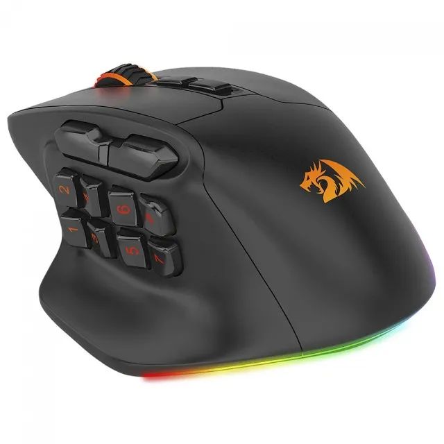 Mouse Gamer Redragon Aatrox Pro, RGB, Wireless, 26000 DPI, 15 Botões Programáveis - WZetta - Foto 3