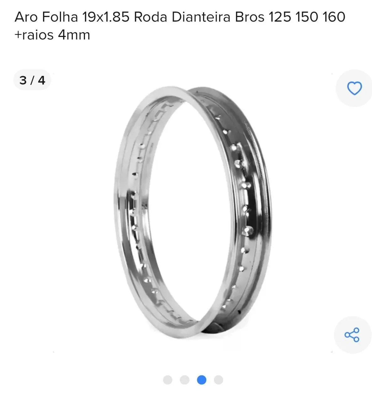 RODA - ARO DIANTEIRO - 19 - Moto Bross