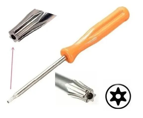 Chave Torx T8 com Furo (Guia) Ps3, Ps4, Ps5 e Xbox - Foto 2