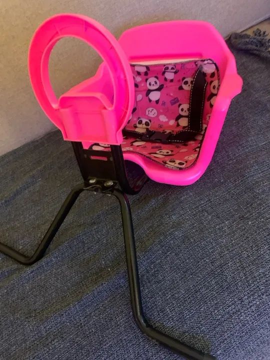 Vendo cadeira assento dianteira para bicicleta - Foto 4