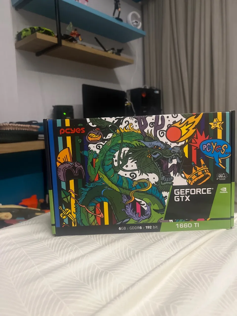 Placa de Vídeo GeForce GTX 1660 Ti 6GB GDDR6