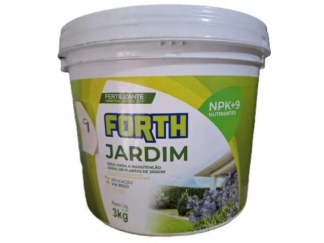 Fertilizante Uso Geral Mineral Sólido 3kg Forth