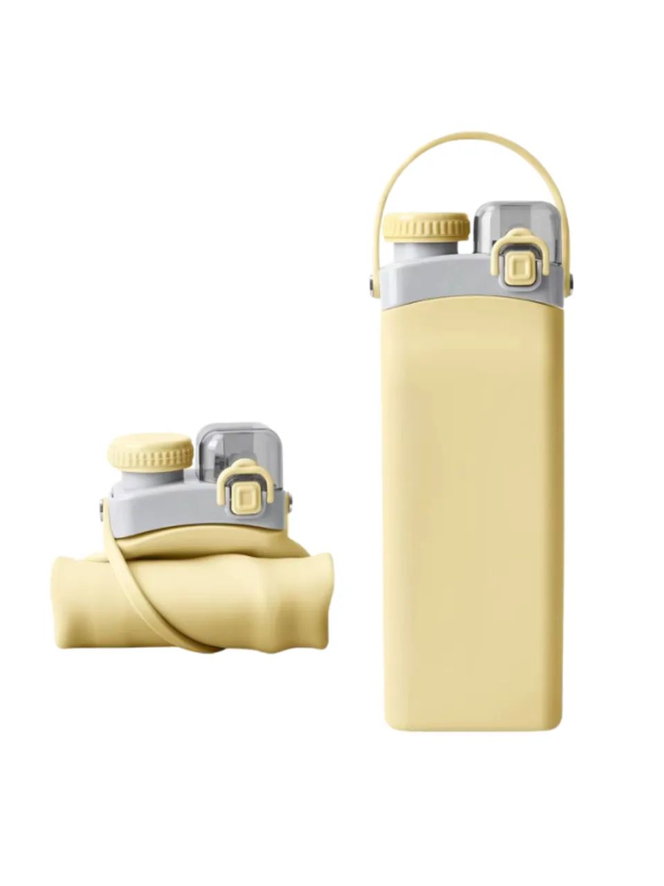 Garrafa Dobrável de Silicone Premium 600ml  - Foto 5
