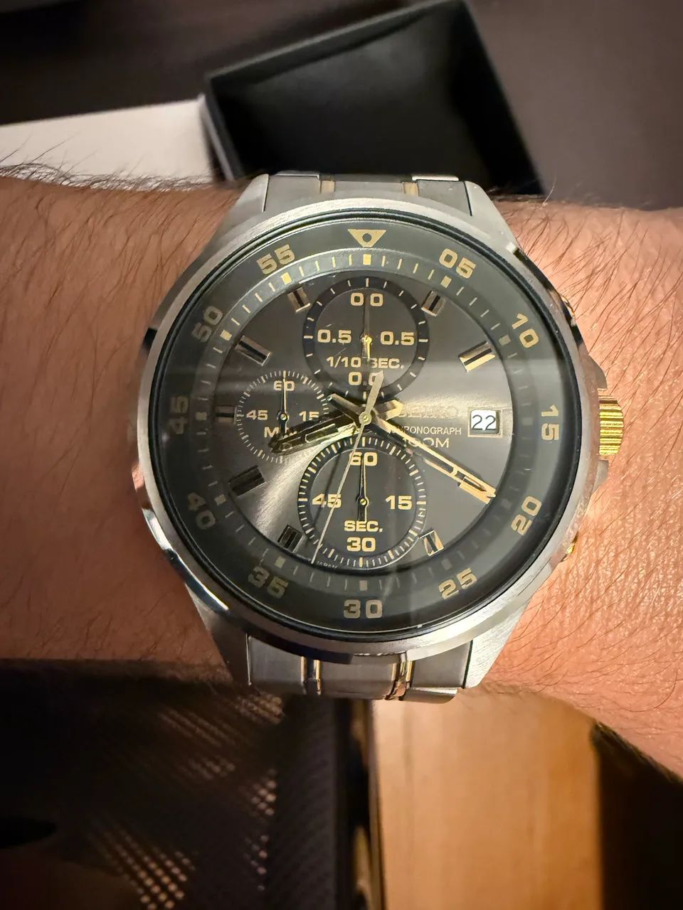 Relógio Seiko Cronógrafo Nunca Usado 