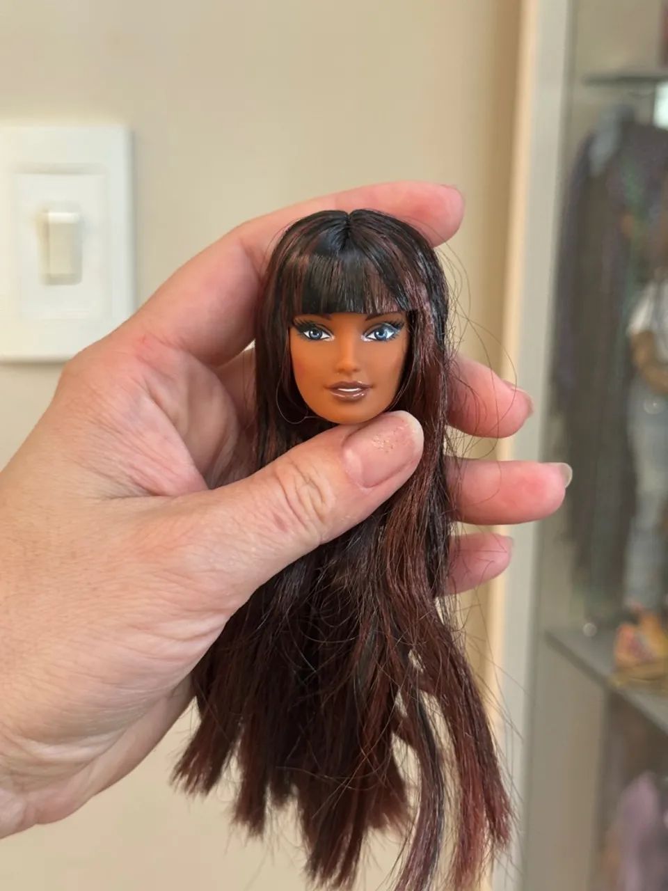 Cabeça Barbie Basics Create kit 001 - Lara