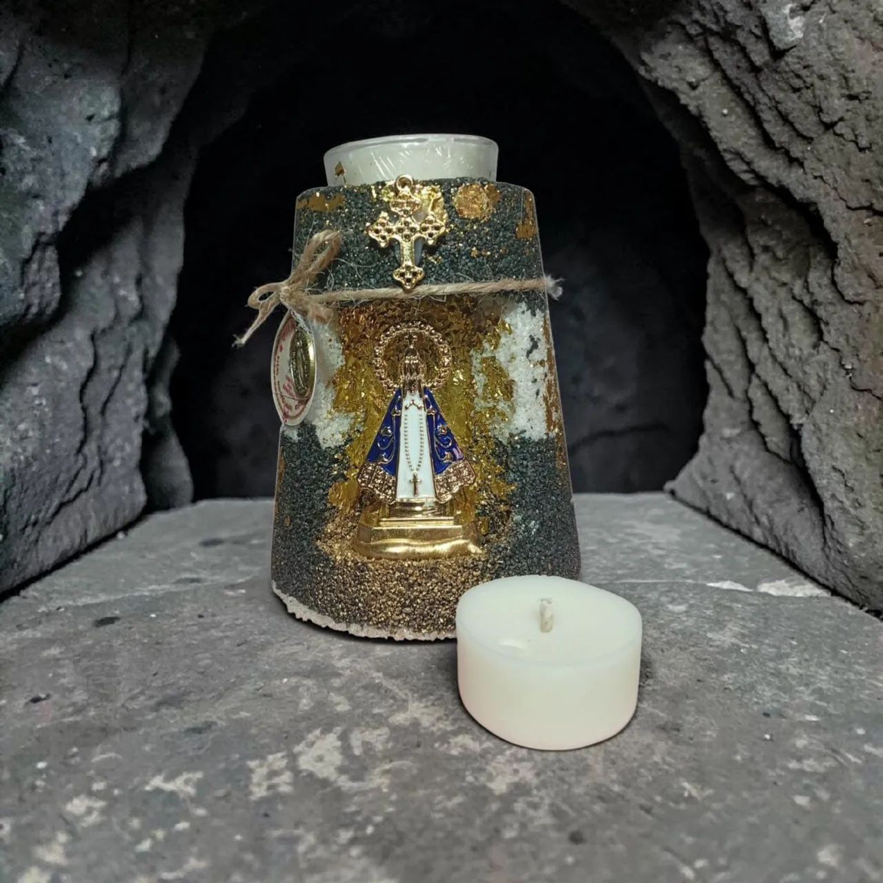 Vela Oratória castiçal decorativa e aromática  - Foto 5