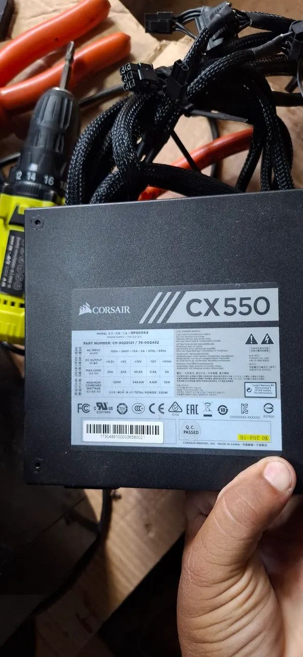Fonte Corsair CX 550 - Foto 2