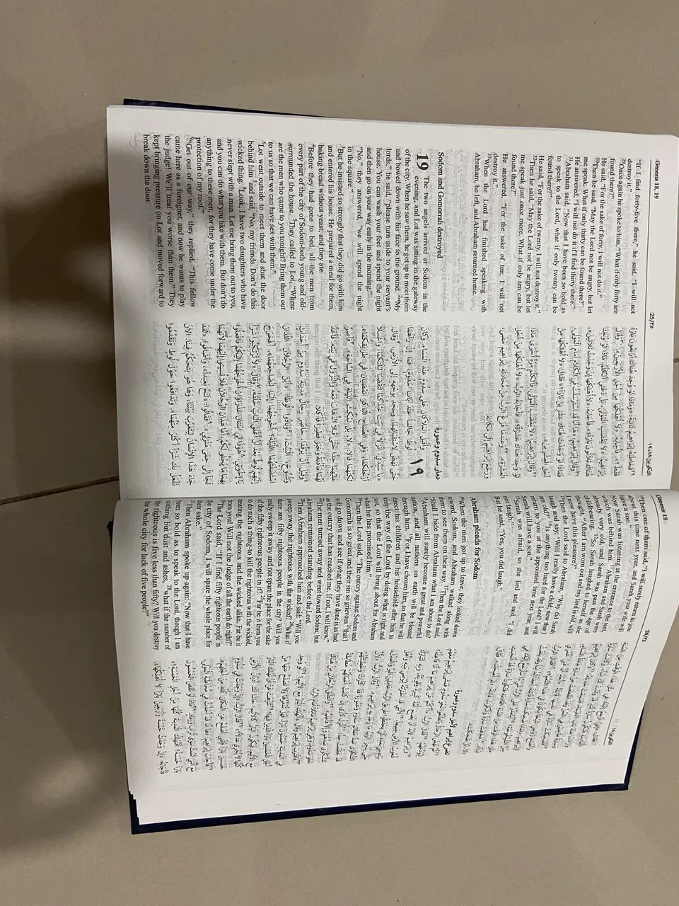 Bíblia bilíngue inglês e árabe  - Foto 2